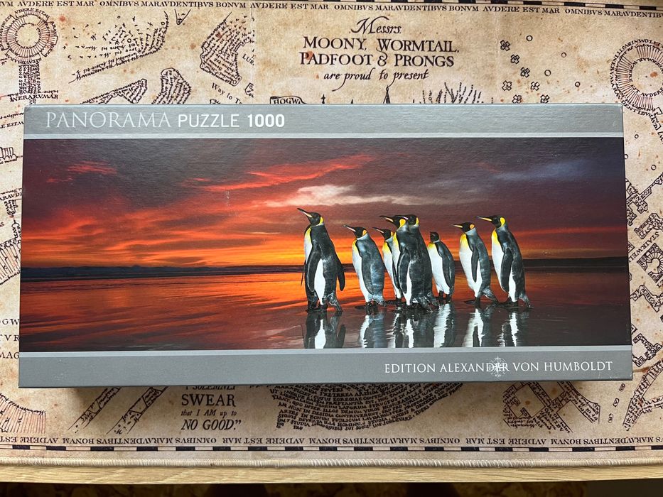 Панорамен Пъзел Пингвини 1000 части