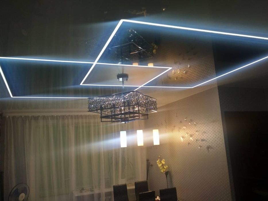 Натяжные потолки 1500тг.кв