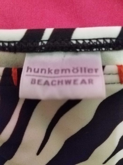 Slip de baie alb cu negru, de la: Hlnkemoller, marimea: EUR 36! Purtat