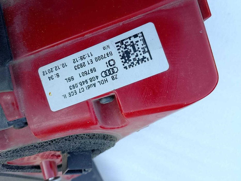 Фонарь левый Audi A7