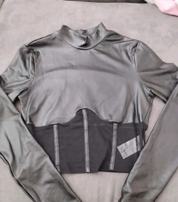 Bluza din piele eleganta, noua cu eticheta - transport gratuit