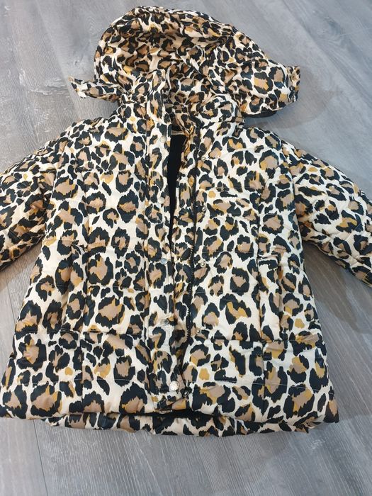 Geaca fetițe leopard