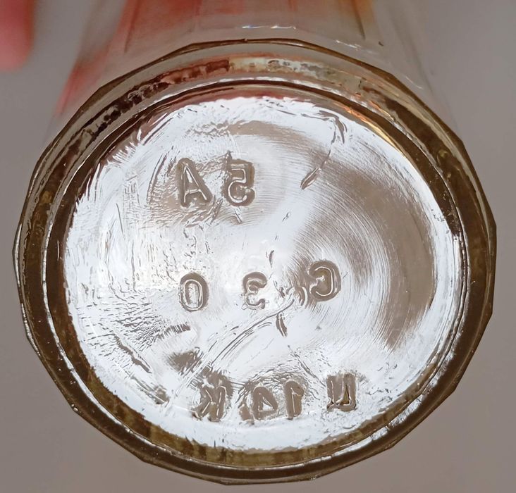 Стаканы гранёные стеклянные. СССР.