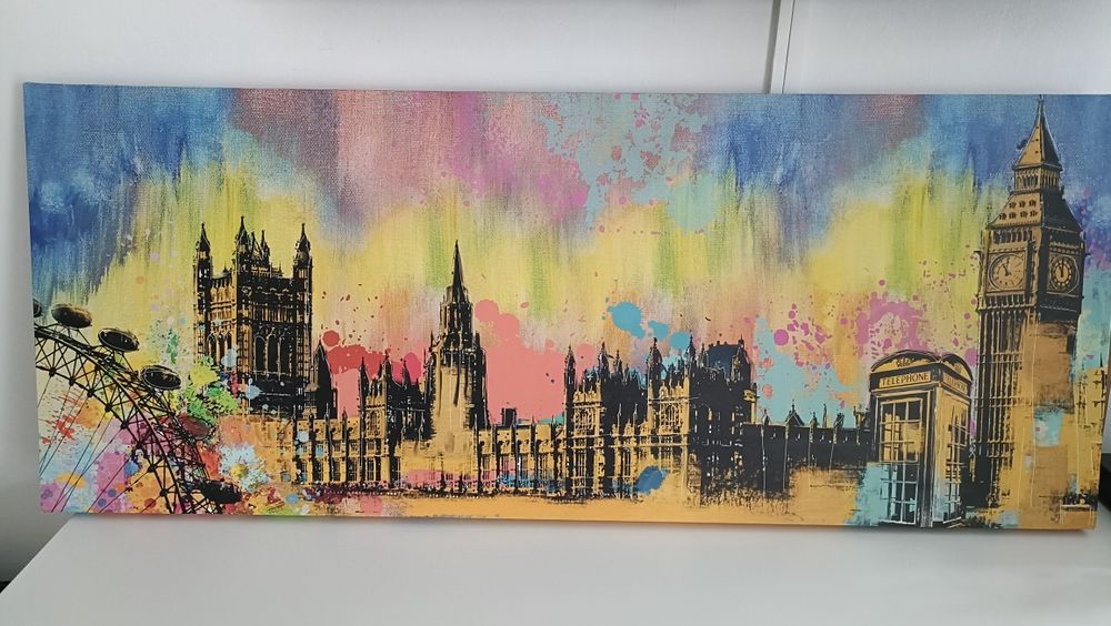 Tablouri canvas peisaje Londra și Santorini