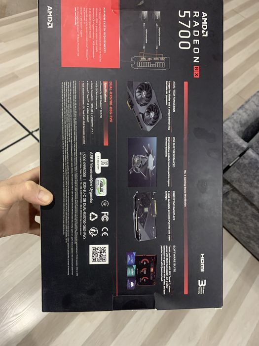 Продаётся видеокарта Radion 5700 dual