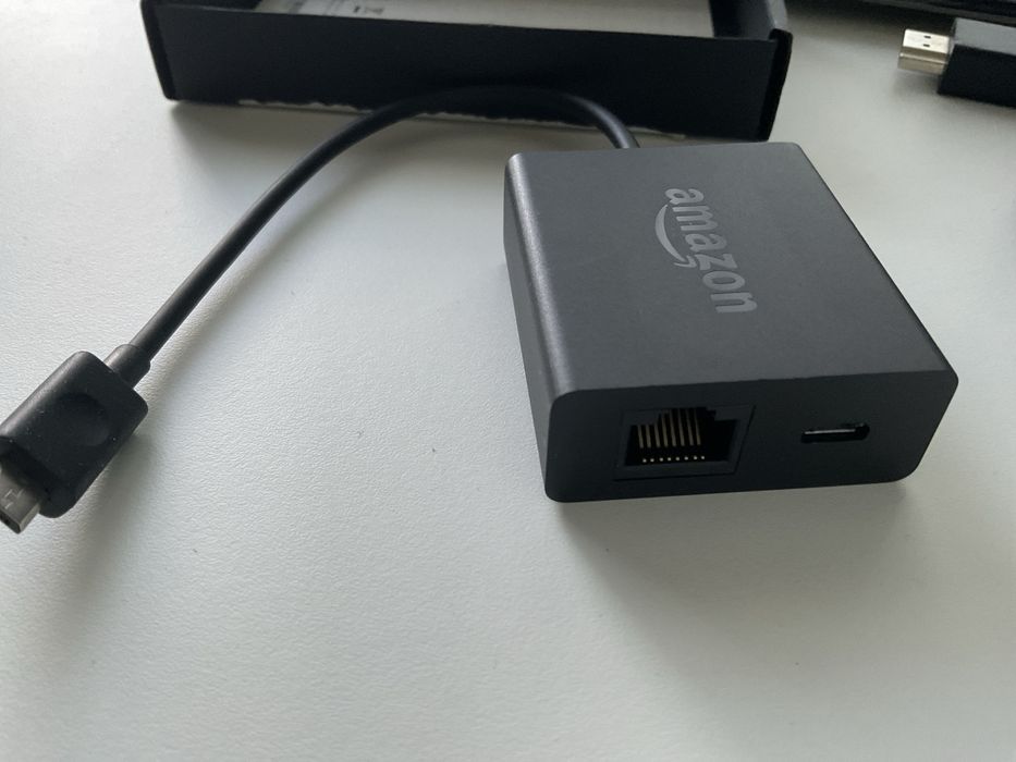 Amazon Fire TV stick 4K + Ethernet Adaptor