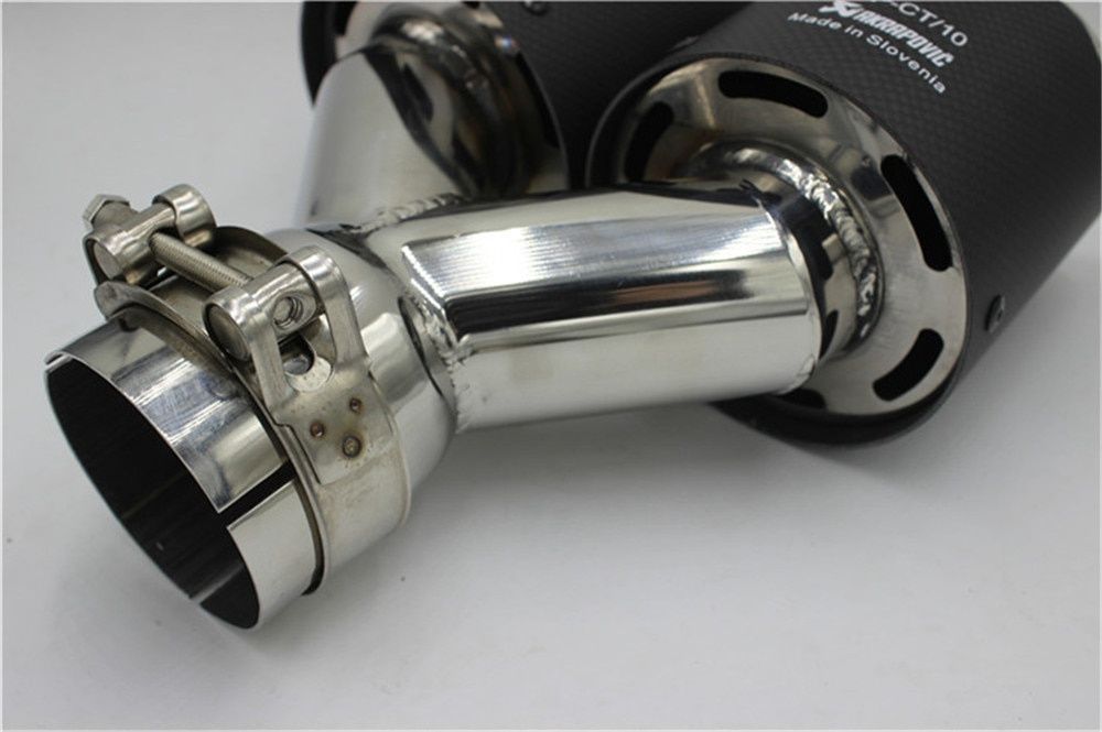 Накрайници за ауспух - двуцевка Akrapovic акрапович гърне турбо