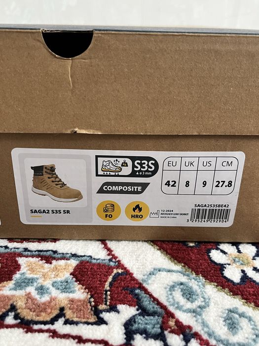 Спец ботинки Delta Plus 42р новые