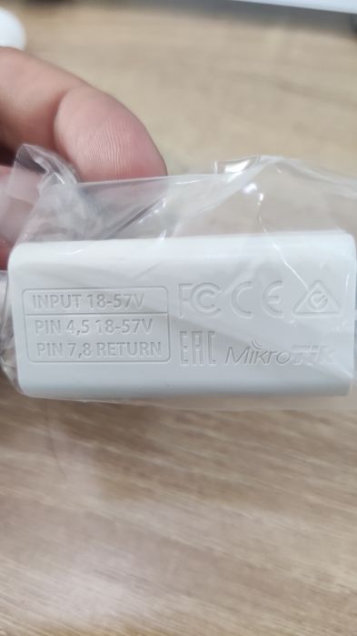 Poe инжектор microtik