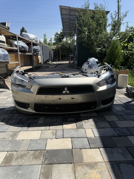 Mitsubishi Lanser 10 дорест Ноускат, нускат мини морда в сборе.