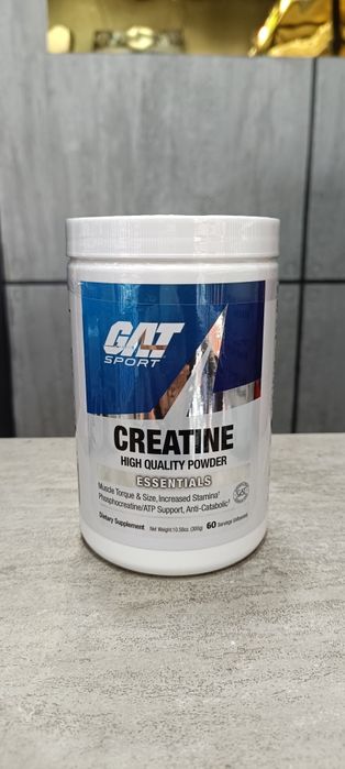 Gat creatine monohydrate 60 servings 
Мышечный