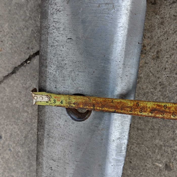 нож за кофа на телескопичен товарач, 8 отвора 240см, за bobcat