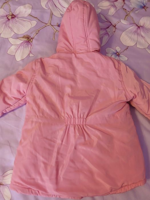 Geacă roz de iarnă