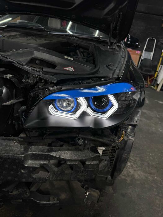 Kit Lupe+ Kit Led 120W + Angel Eyes Iconic Led M4 pt BMW F30/F31/F34