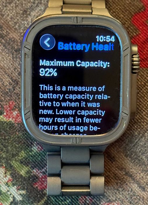 Apple Watch Ultra2 49mm Titanium Blue Ocean Band