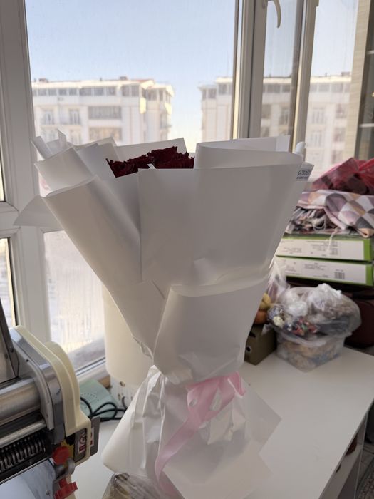 Цветы красный роза