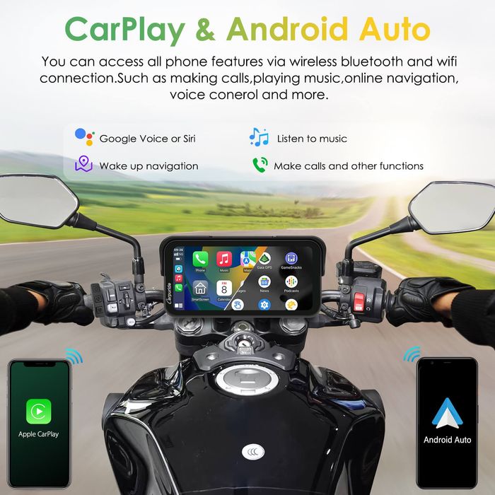 Carpuride W603D безжичен преносим стерео с HD двойни камери