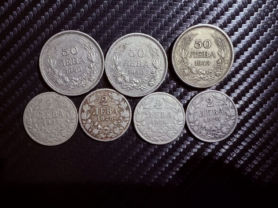 Монети 1937,1925,1940,1943