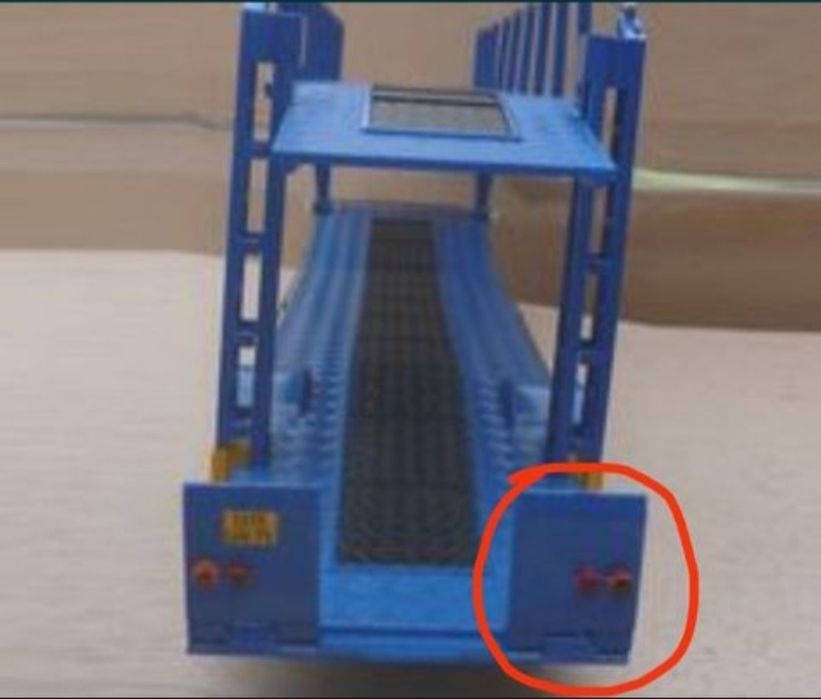 macheta auto trailer-platforma UNIC MZ36