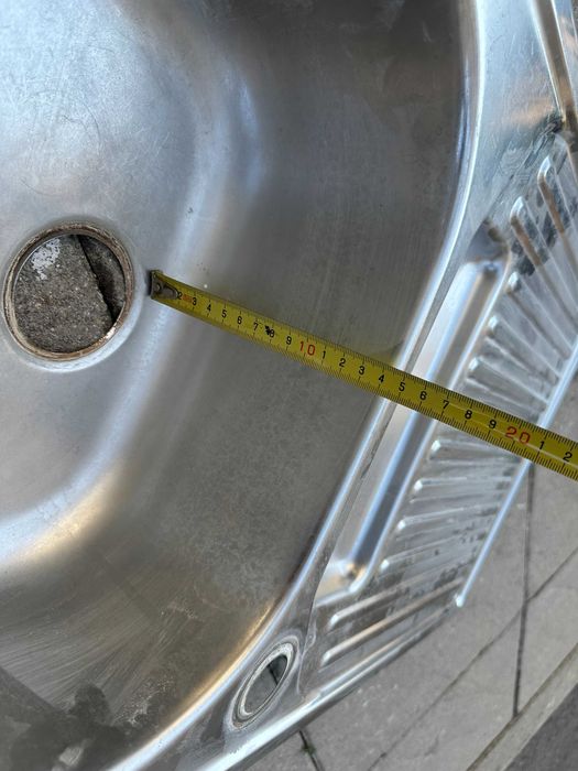 Кухненска мивка алпака за вграждане /употребявана/напълно функционална