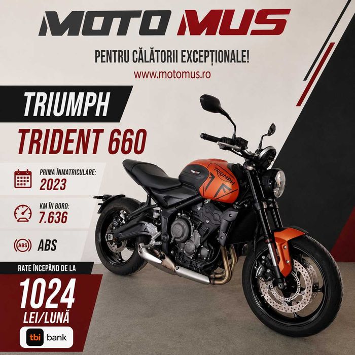 Motocicleta Triumph Trident 660 ABS | T5881 | motomus.ro