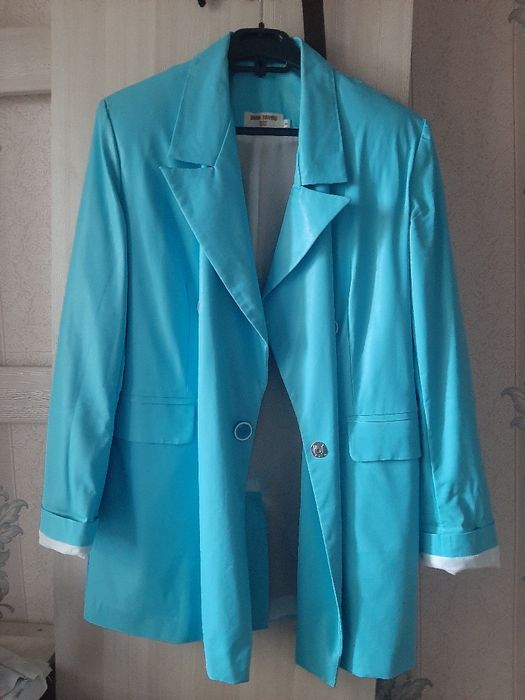 Пиджак из эко кожи