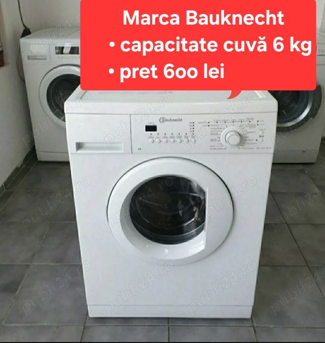 Masina de spalat rufe  Import Germania.  Type 924007000220
