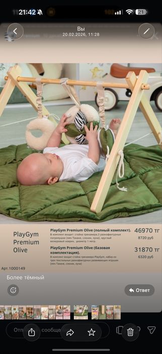 Развивающий коврик PlayGym