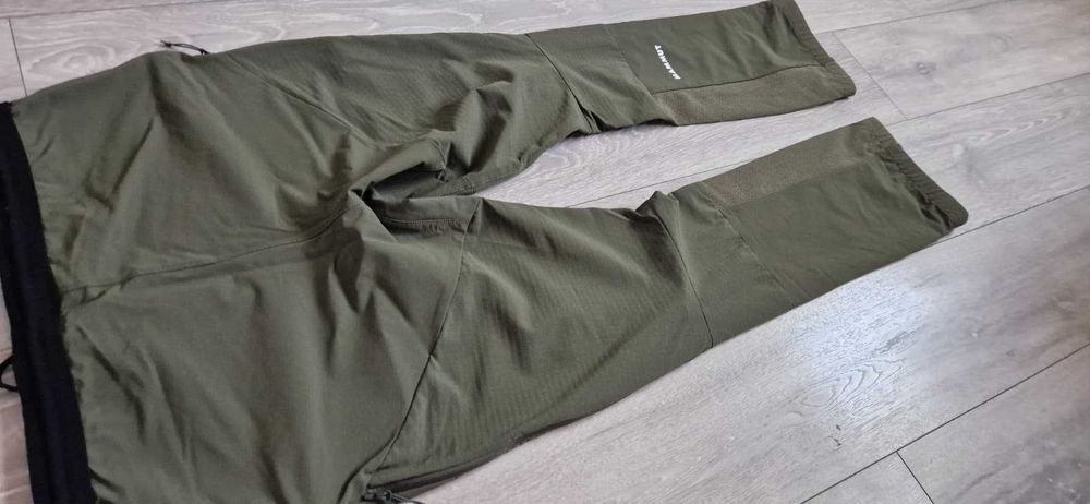 Pantaloni Mammut masuri L XL Aenergy softshell hybrid munte trekking