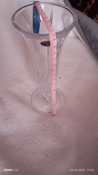 Vaza cristal Bohemia