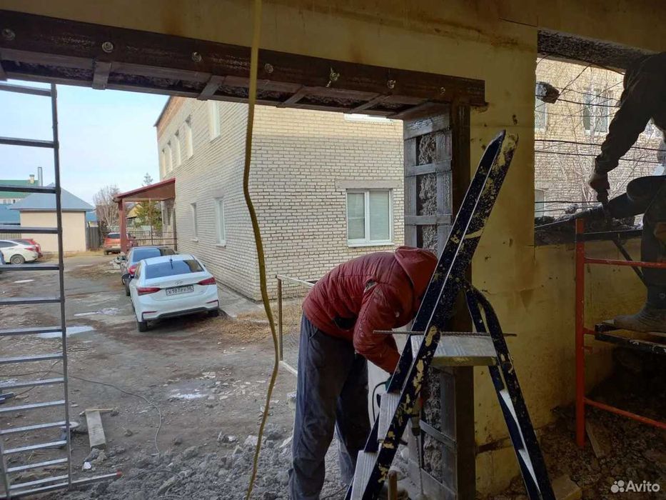 Алмазная резка бетона,Бурение отверстий Демонтаж UyBuzish вывоз мусора