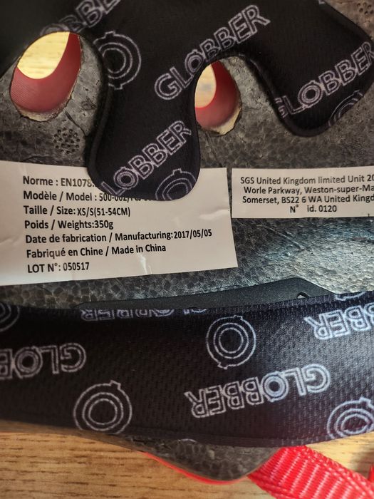 Каска globber нова