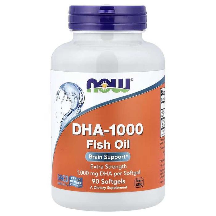 NOW Foods DHA-500 DHA-1000 omega