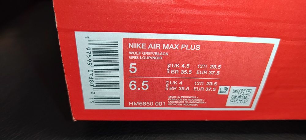 Nike Air Max Plus TN, номер 37,5