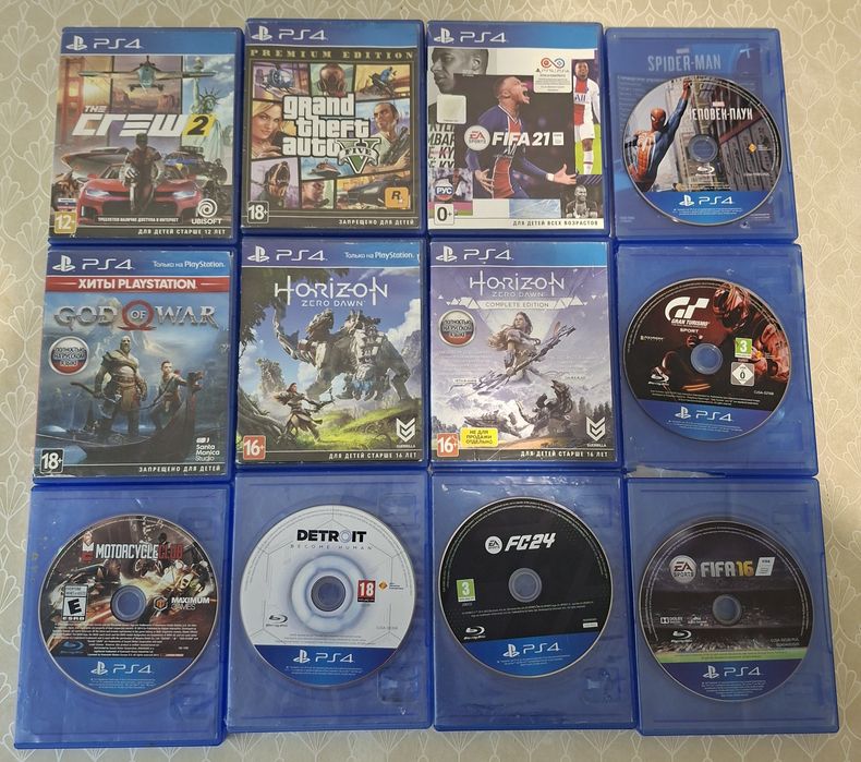 Диски для PlayStation 4