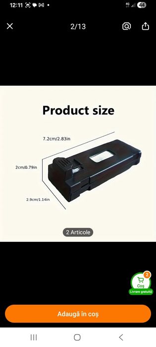 Baterie  drona jucărie copii