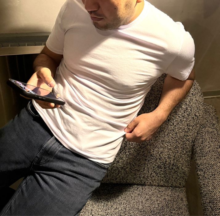 Футболка однотонная