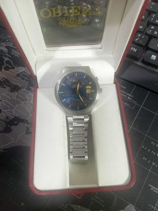 Винтажные часы Orient Multi-Year Calendar («Колледж») в родной коробке