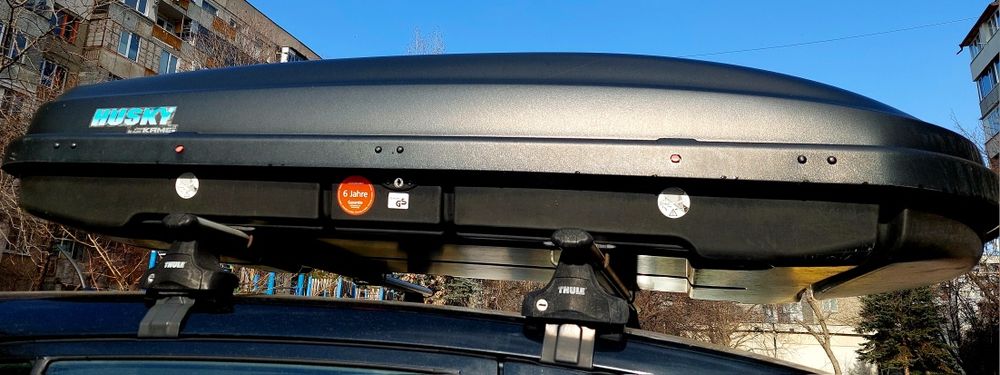 Автобокс КAMEI 510 л. и греди THULEE