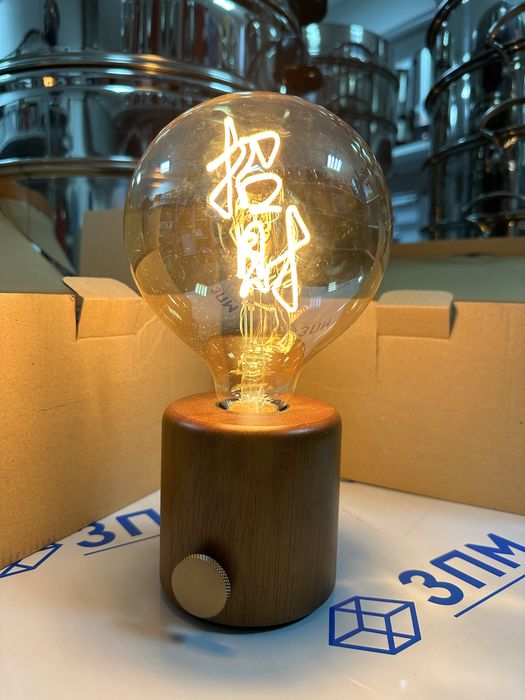 лофт светильник настольный