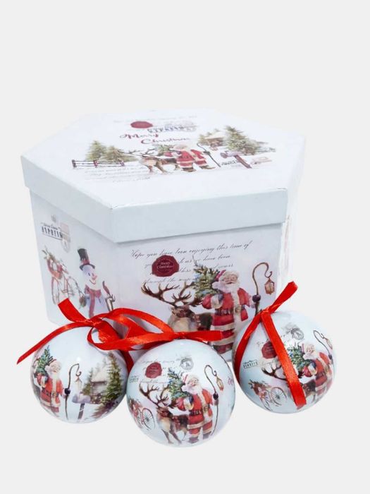 Archa bezaklari (shariklar/girilyata/qorbobo qalpoqchalar)