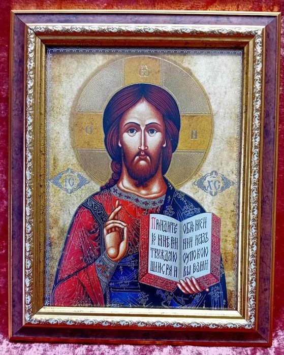 Икона Иисус Христос / Богородица / Свети Георги / Рождество Христово