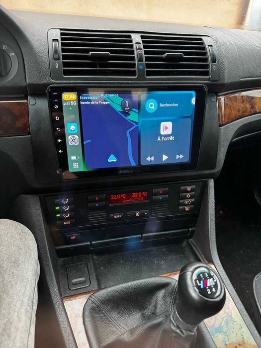 Navigatie GPS Android Dedicata BMW Seria 5 E39 X5 E53 - QLed CarPlay