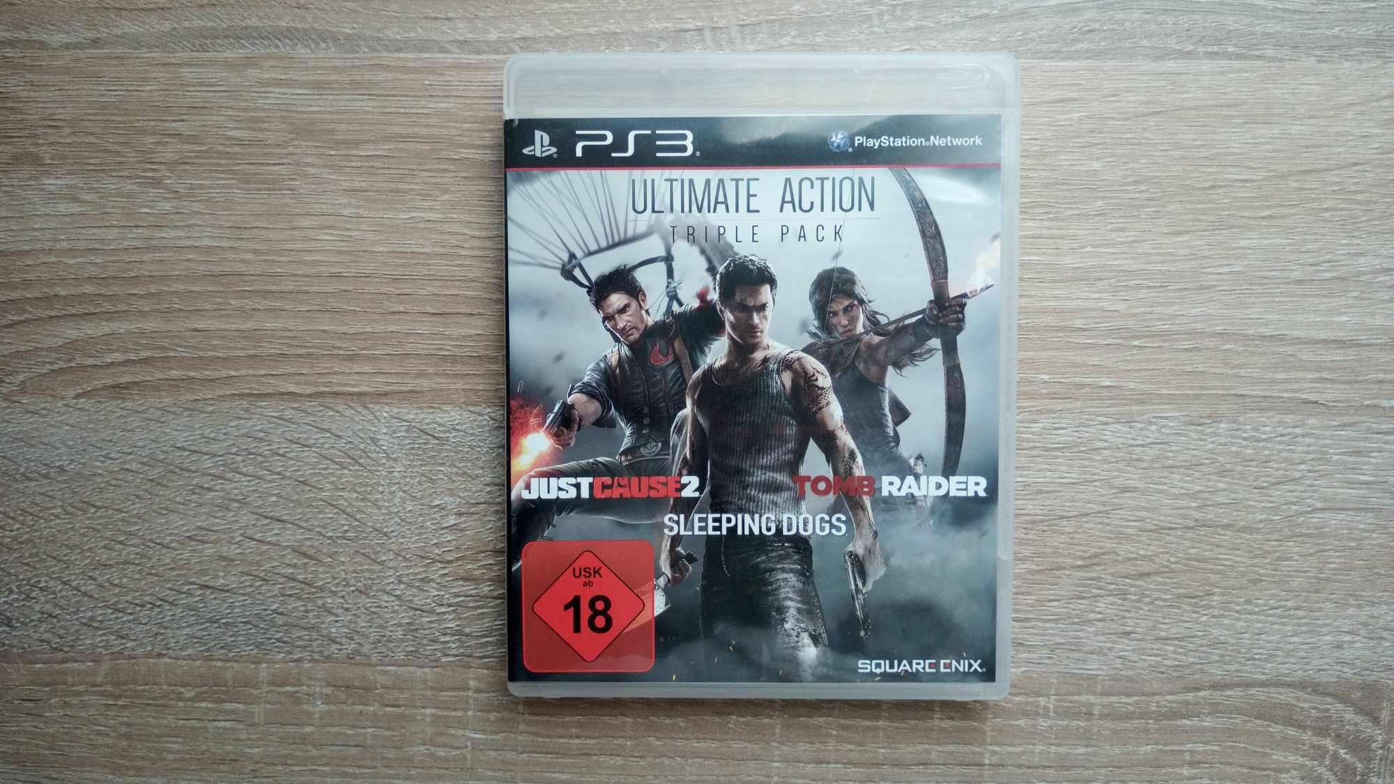 Ultimate Action Triple Pack Just Cause 2/Sleeping Dogs/Tomb Raider