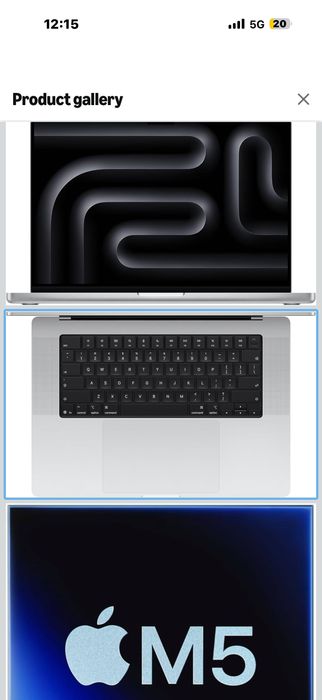 MacBook 16 inch m5