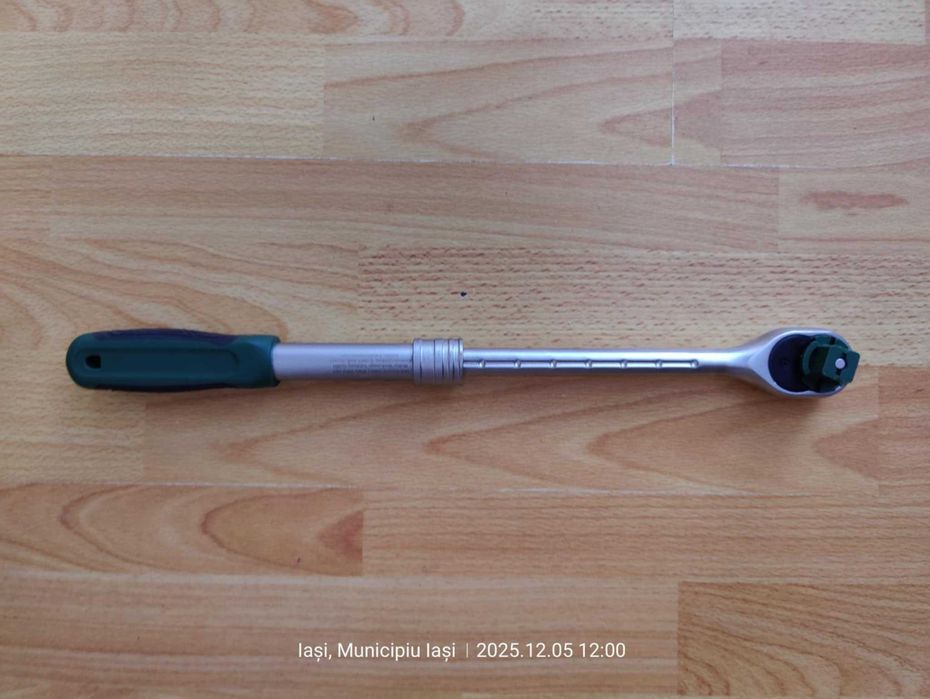 Cheie telescopica cu clichet Parkside, 12.5 mm, lungime 600 mm