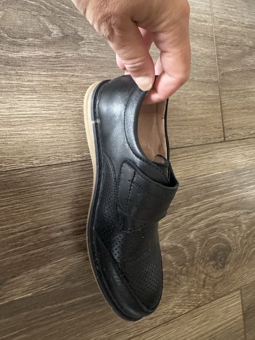 Туфли кожаные в школу