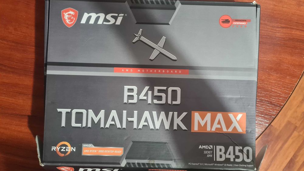 Placa de baza MSI  Tomahawk B 450 MAX