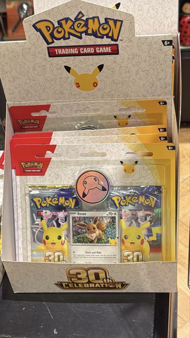 Pokemon 30th 2-pack blister bundle x6