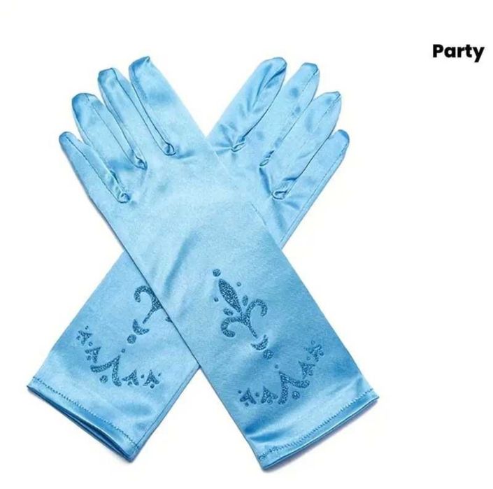 Светеща рокля на ЕЛЗА с два подаръка: светещ ластик и корона